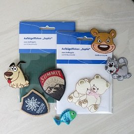 Anstecker & Applikationen für Näharbeiten
